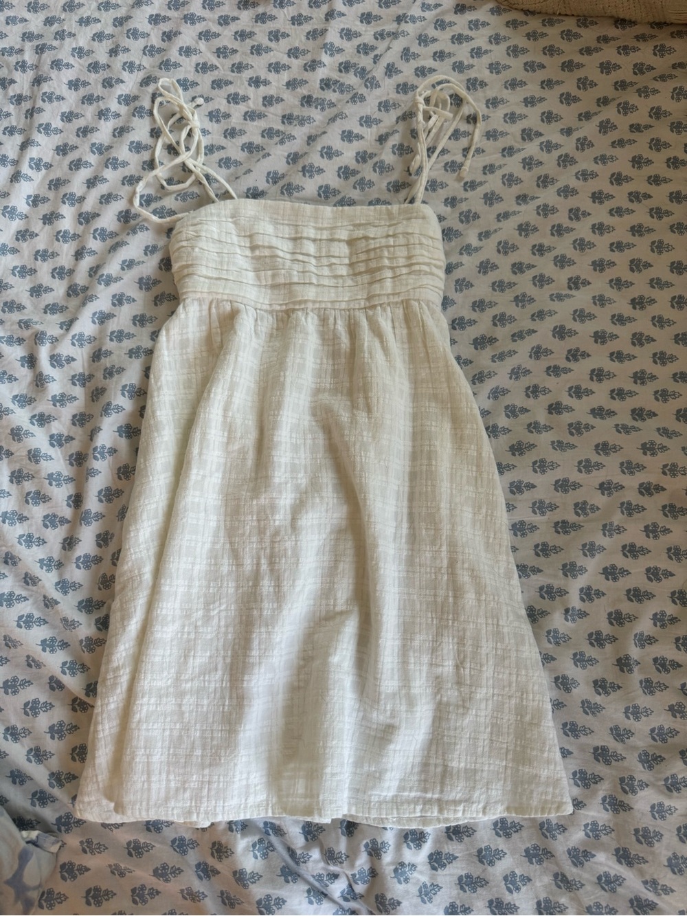 Hollister white mini dress